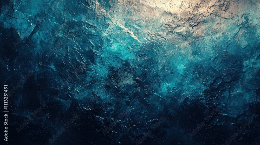 Obraz premium Abstract Textured Background with Layered Visual Elements in Blue and Dark Tones
