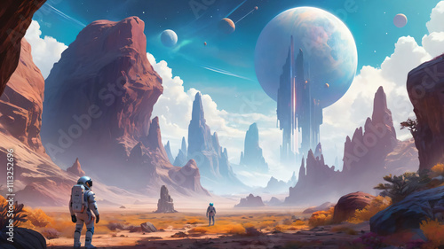 panorama of the desert