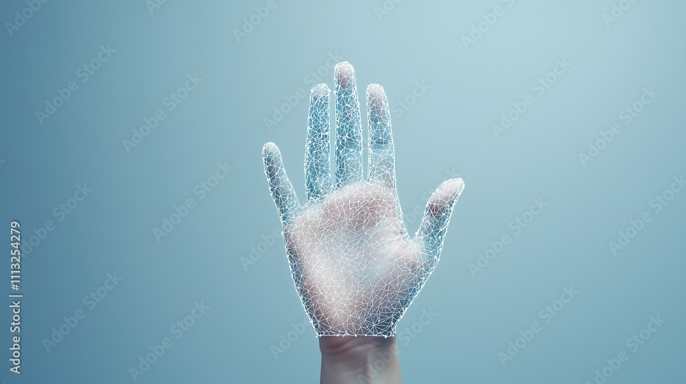 Crystalline Hand Reaching: A surreal image of a hand composed of icy crystals, reaching towards a light blue background. The texture and form suggest a futuristic or magical element. Crystalline Hand Reaching: A surreal image of a hand composed of icy crystals, reaching towards a light blue background. The texture and form suggest a futuristic or magical element.