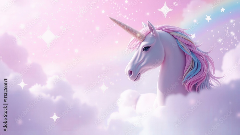 Enchanting Unicorn in Pastel Heaven: Perfect for Fantasy Wallpapers, Dreamy Decor, and Magical Gifts Enchanting Unicorn in Pastel Heaven: Perfect for Fantasy Wallpapers, Dreamy Decor, and Magical Gifts