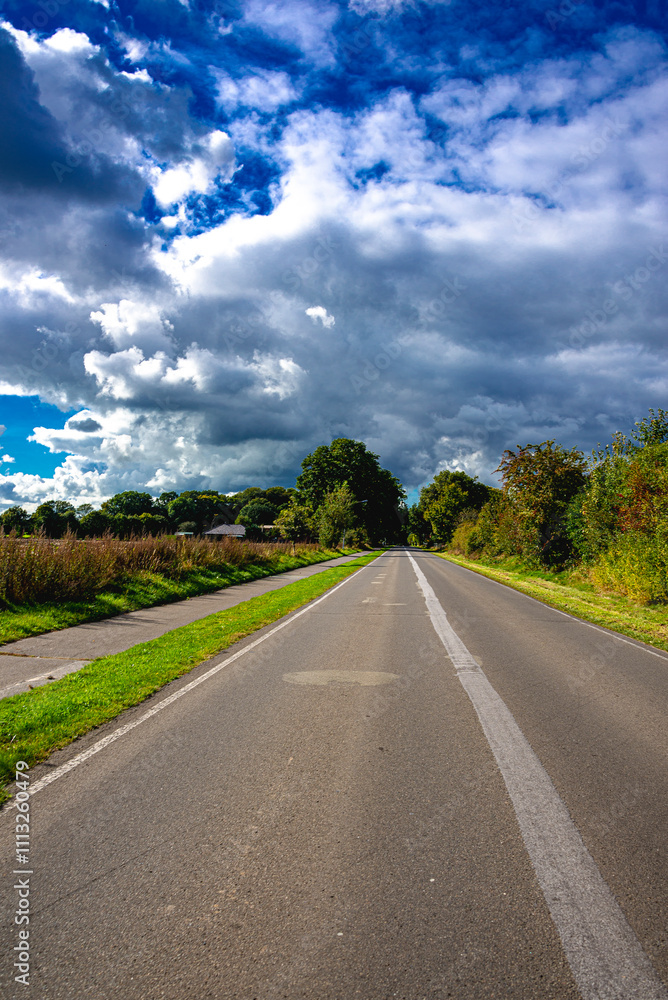 road in the countryside road in the countryside