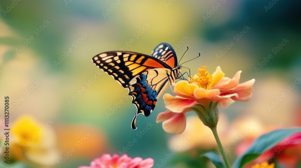 Obraz premium Butterfly on a Flower