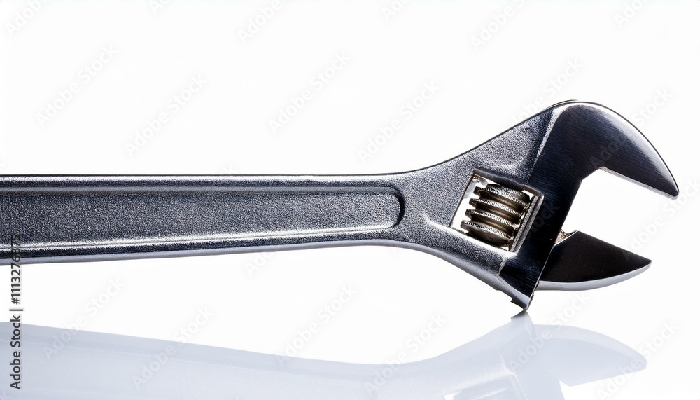 Wrench on isolated white background Wrench on isolated white background
