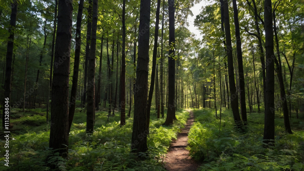 Fototapeta premium morning in the forest