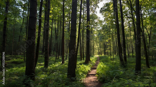 morning in the forest