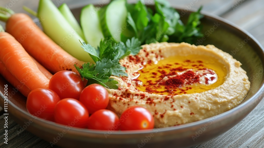 Hummus with Vegetables Hummus with Vegetables
