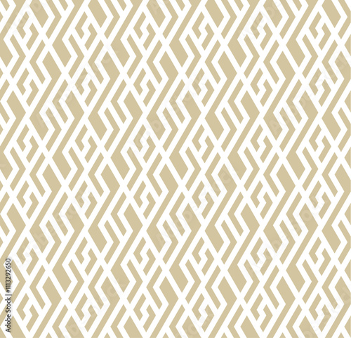 Seamless abstract geometric pattern in Asian style