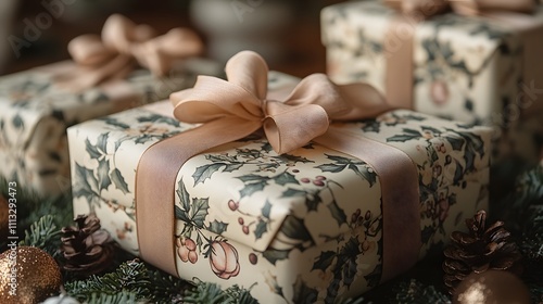 Artisanal Christmas Gift Wrapping with Elegant Handmade Touches