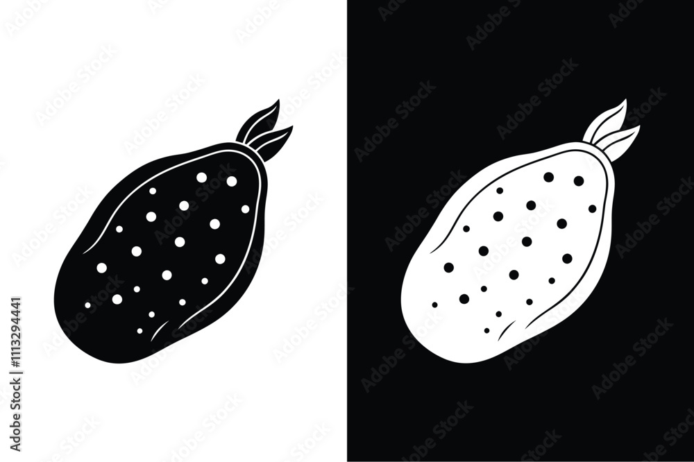 Silhouette Sweet Potato Icon. Root Vegetable Vector Creations Silhouette Sweet Potato Icon. Root Vegetable Vector Creations