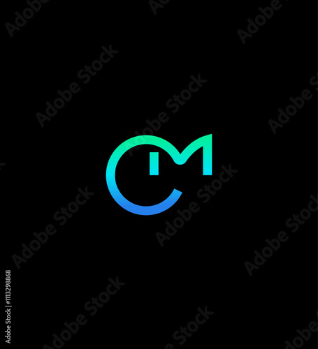 MC, CM Letter Logo Template