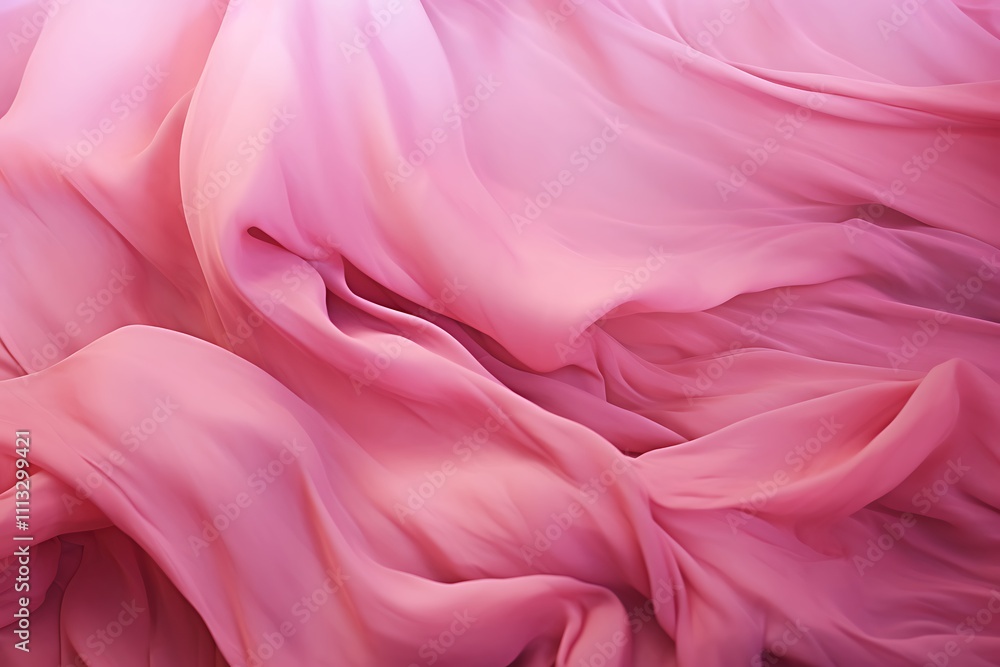 Obraz premium Pink fabric background. Pink cloth texture