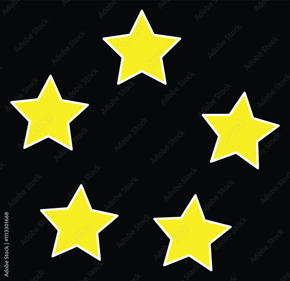 5 stars icon, for five star review rating vector illustration eps 10.
5 stars icon, for five star review rating vector illustration eps 10.