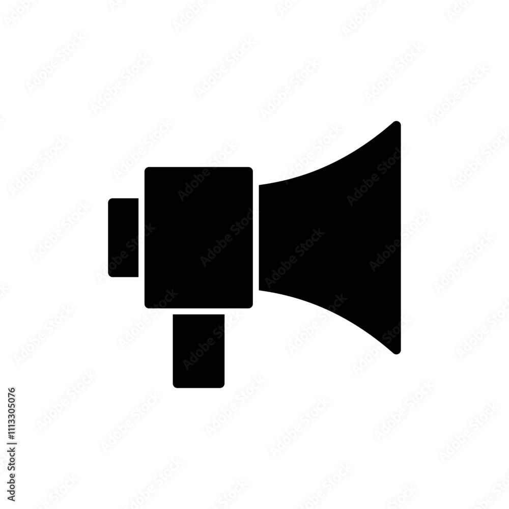 Megaphone icon vector. Loudspeaker sign and symbol Megaphone icon vector. Loudspeaker sign and symbol