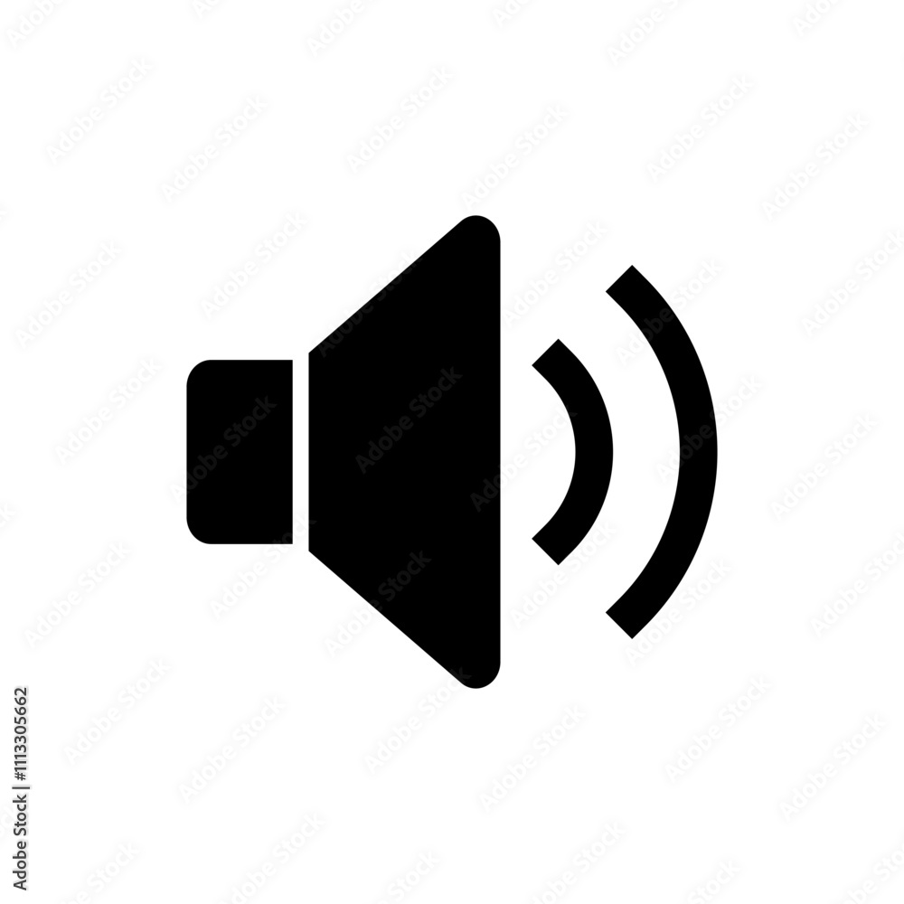 Speaker icon vector. volume sign and symbol. loudspeaker icon. sound symbol Speaker icon vector. volume sign and symbol. loudspeaker icon. sound symbol