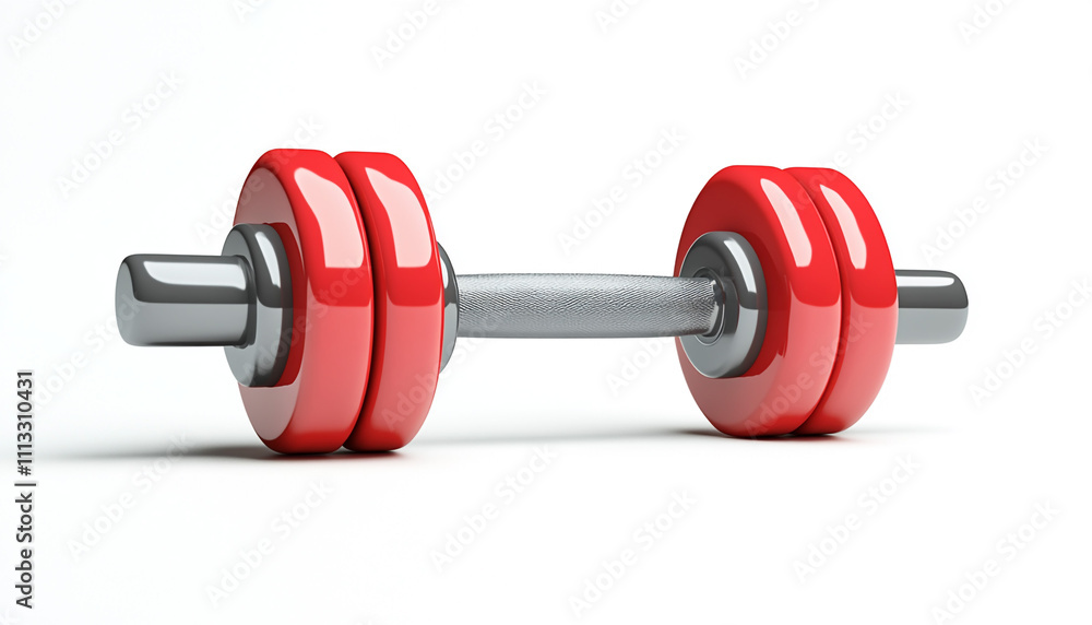 Innovative logo with a red and gray stylized dumbbell. Strong sans-serif font conveying energy and movement Innovative logo with a red and gray stylized dumbbell. Strong sans-serif font conveying energy and movement