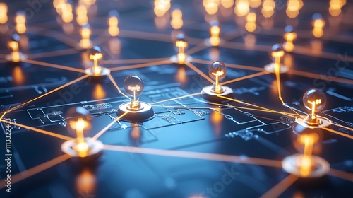 job and career interview concept. Digital Network Connections and Data Exchange Concept