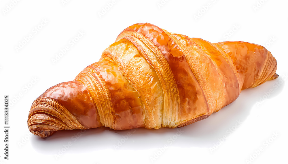 Golden Brown Croissant Delicious French Pastry Bakery Product Breakfast Food Sweet Tre Golden Brown Croissant Delicious French Pastry Bakery Product Breakfast Food Sweet Tre
