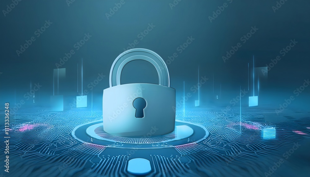 custom made wallpaper toronto digitalData privacy laws visualized with locks and codes, digital background, 3D illustration, law restriction, regulations, enforcement.