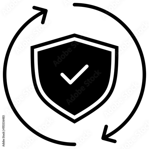 Renewal Glyph Icon