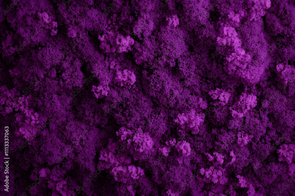 A textured purple background resembling moss or abstract floral patterns. A textured purple background resembling moss or abstract floral patterns.