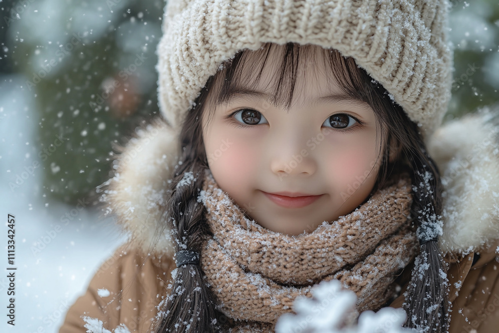 눈내리는 겨울 풍경