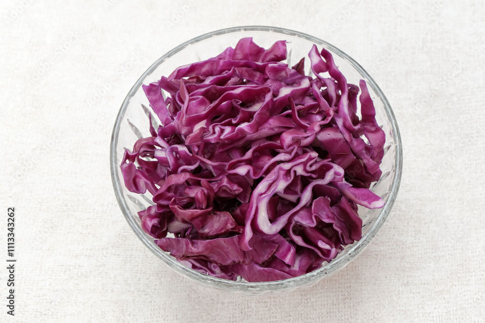Purple Cabbage Slices or kol ungu, food preparation
Purple Cabbage Slices or kol ungu, food preparation