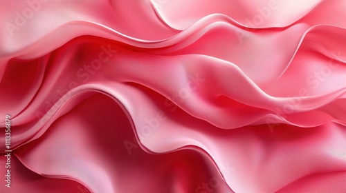 Elegant Floating Fabric Background with Gentle Waves