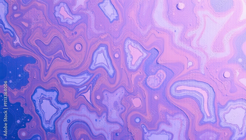 Fototapeta premium Abstract Purple and Pink Swirling Paint Texture