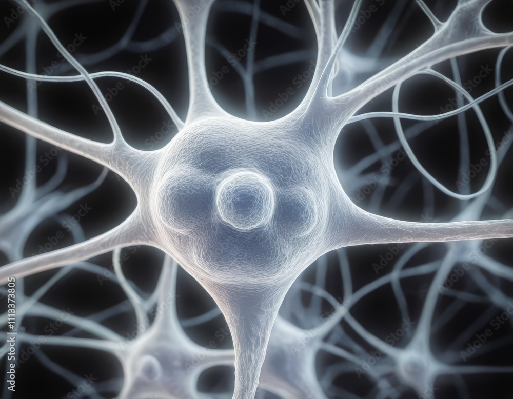 Neurons High-Quality Scientific Image for Neuroscience and Medical Studies
