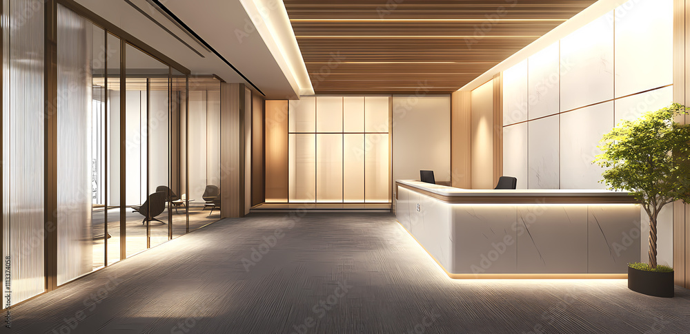 Fototapeta premium Business office scene