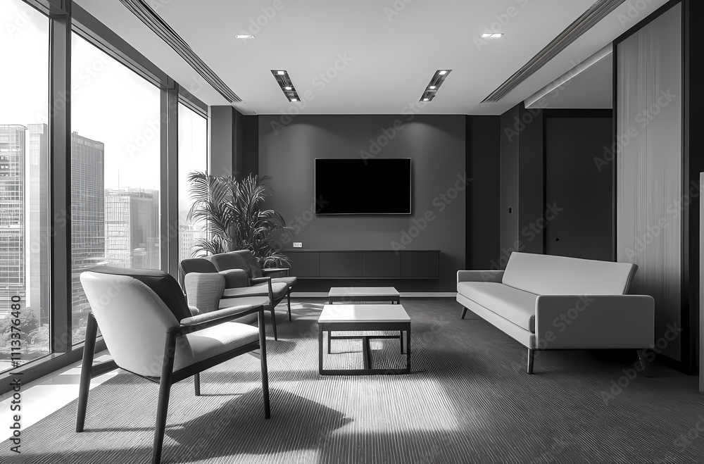 Fototapeta premium Business office scene