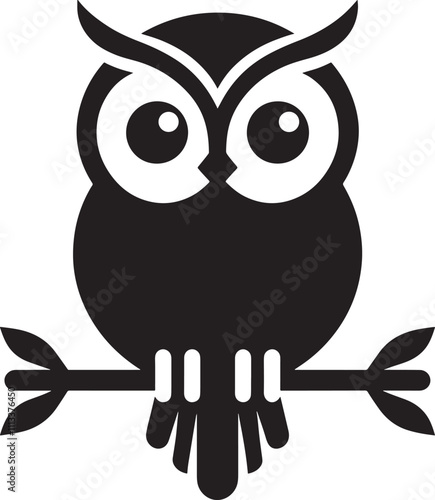 Owl icon vector art design
