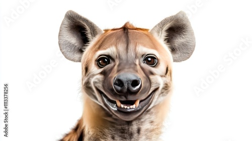 Happy Hyena Close up Portrait Smiling Animal Face Wildlife Photography