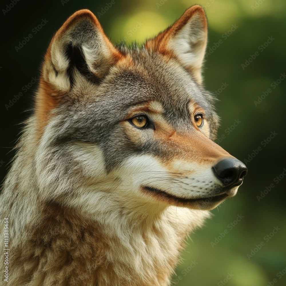 Fototapeta premium Close-up photo of a wolf