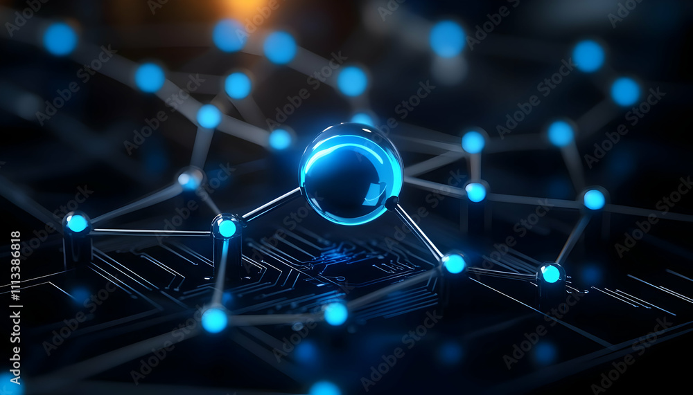Abstract digital network connection concept. Abstract digital network connection concept.