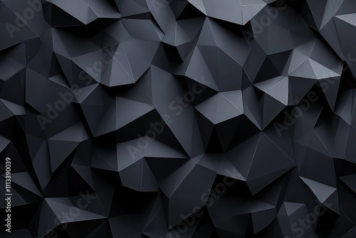 Obraz na płótnie Vector Graphic of Geometric Shapes on Black Background w salonie