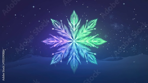 A vibrant aurora borealis sky dancing in green and purple above the icy landscapes of Iceland