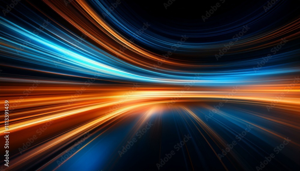 Vibrant abstract light streaks in orange and blue, evoking motion, energy, and modern digital aesthetics. Vibrant abstract light streaks in orange and blue, evoking motion, energy, and modern digital aesthetics.