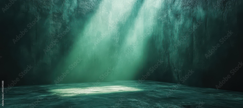 Dark Green Gradient Studio Backdrop with Spotlight Dark Green Gradient Studio Backdrop with Spotlight