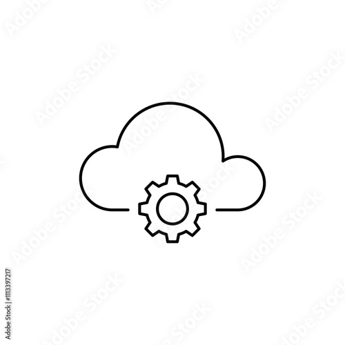 Outline Icon Settings, found in the cloud