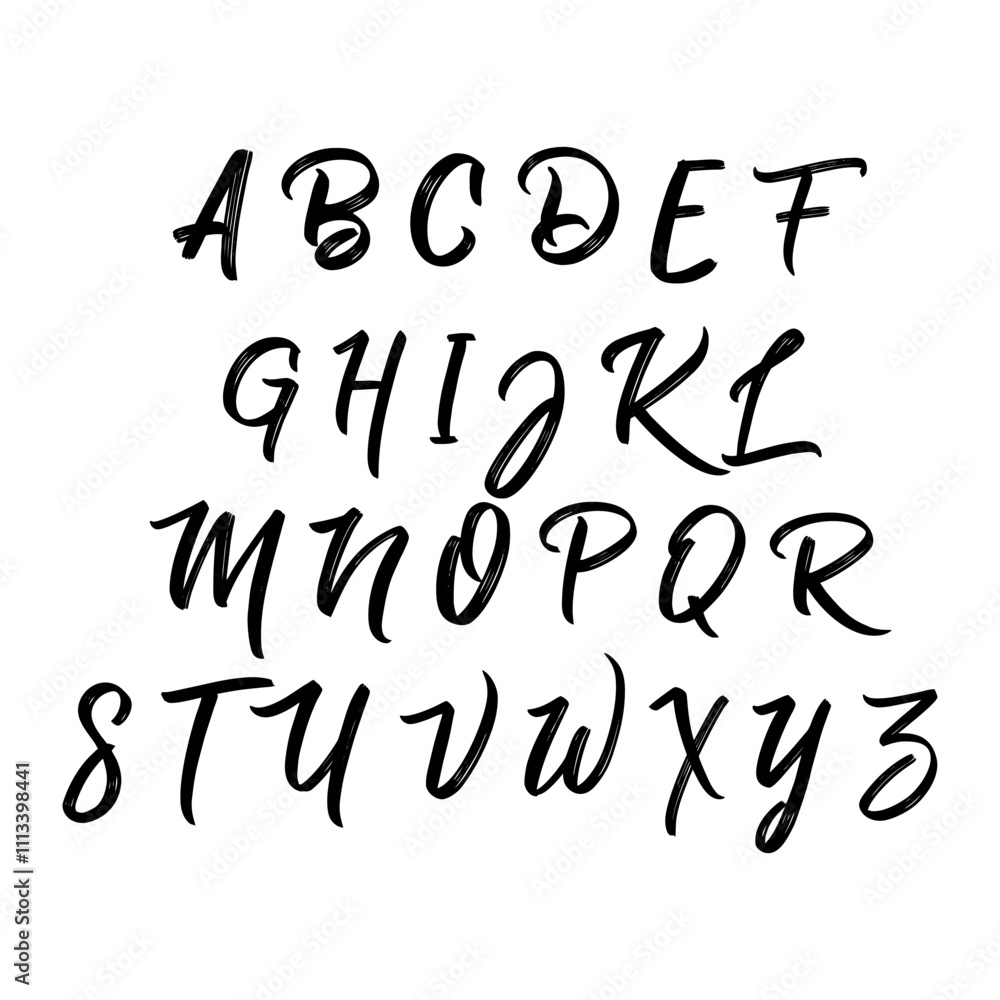 Lettering Typography for Designs: Logo, for Poster, Invitation, Kid Learning, Education, House Decoration, etc. Vector illustration. Lettering Typography for Designs: Logo, for Poster, Invitation, Kid Learning, Education, House Decoration, etc. Vector illustration.