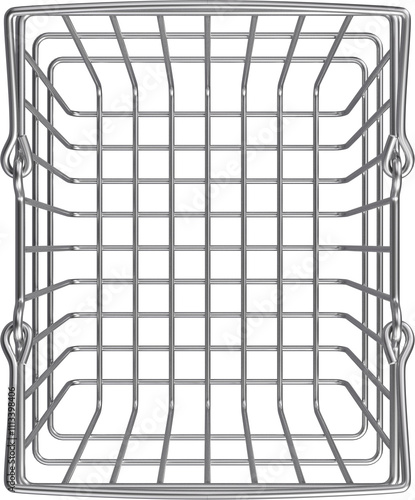 Valokuva Modern Wire Shopping Basket Display