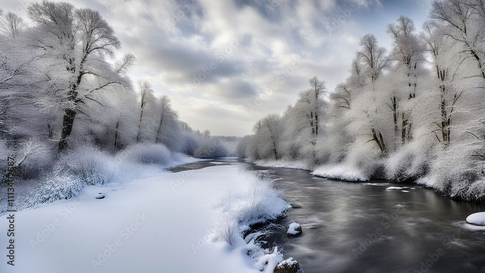 river in winter river in winter