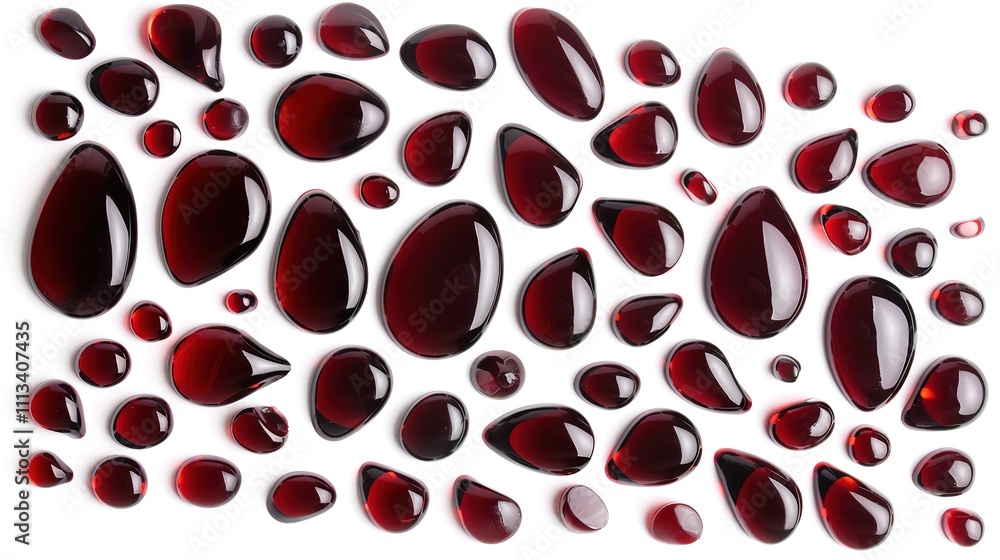 Drops of Blood on White Background - A Striking and Potentially Alarming Visual. The Red Drops of Blood Standing Out Against the Pure White Background, with Their Vivid Color and Ominous Presence, Drops of Blood on White Background - A Striking and Potentially Alarming Visual. The Red Drops of Blood Standing Out Against the Pure White Background, with Their Vivid Color and Ominous Presence,