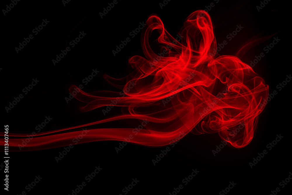 Red smoke abstract on black background. fire design Red smoke abstract on black background. fire design