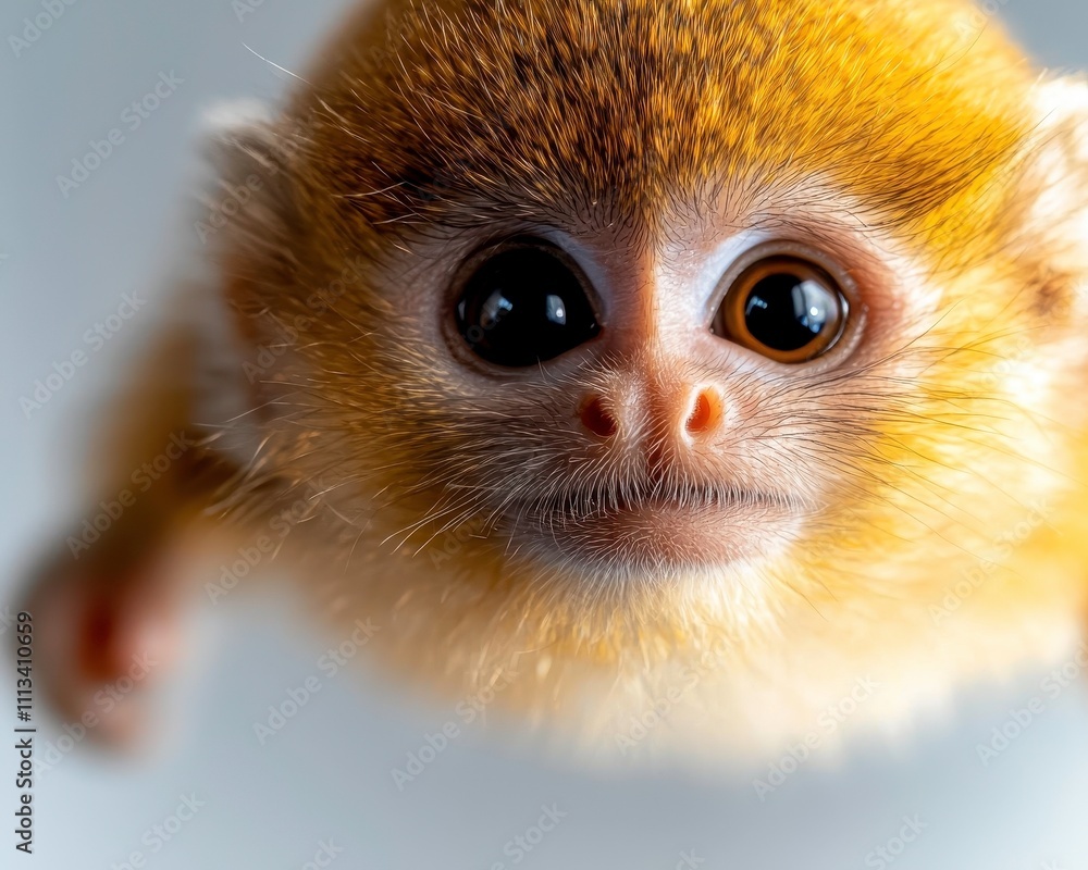 Playful Monkey with Mischievous Smile Closeup Animal Portrait Studio Focused Whimsical Expression for SEO Impact Playful Monkey with Mischievous Smile Closeup Animal Portrait Studio Focused Whimsical Expression for SEO Impact