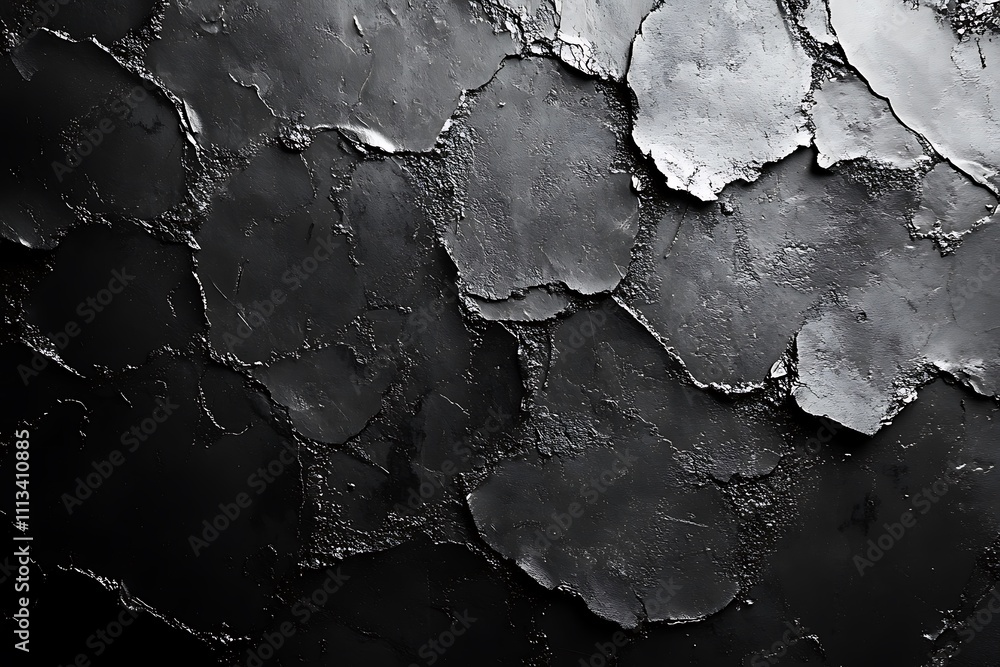 Obraz premium Cracked paint for metal. Background 