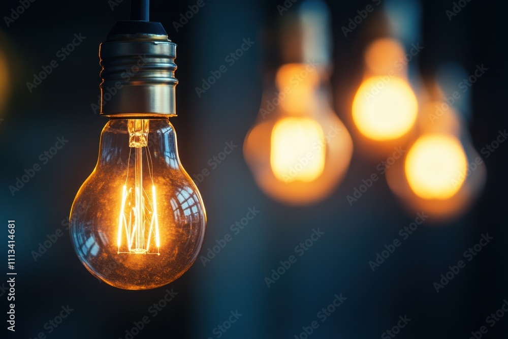 light bulb on black background light bulb on black background