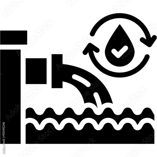 Wastewater Treatment Icon