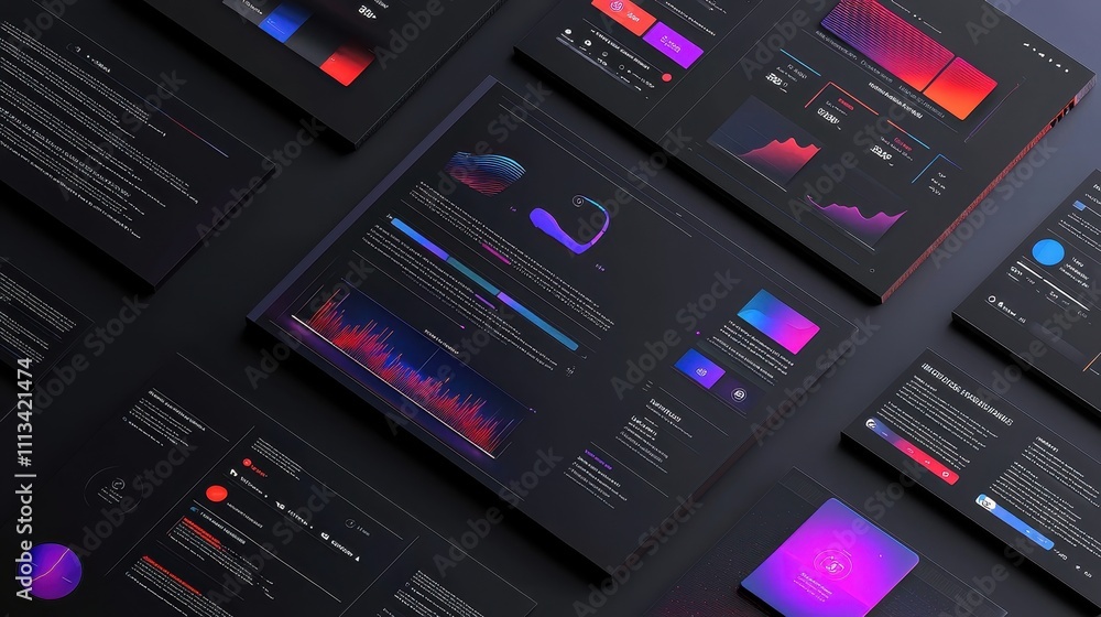 Sleek Digital Branding Mockup for User Interface Showcase with Modern Design Elements